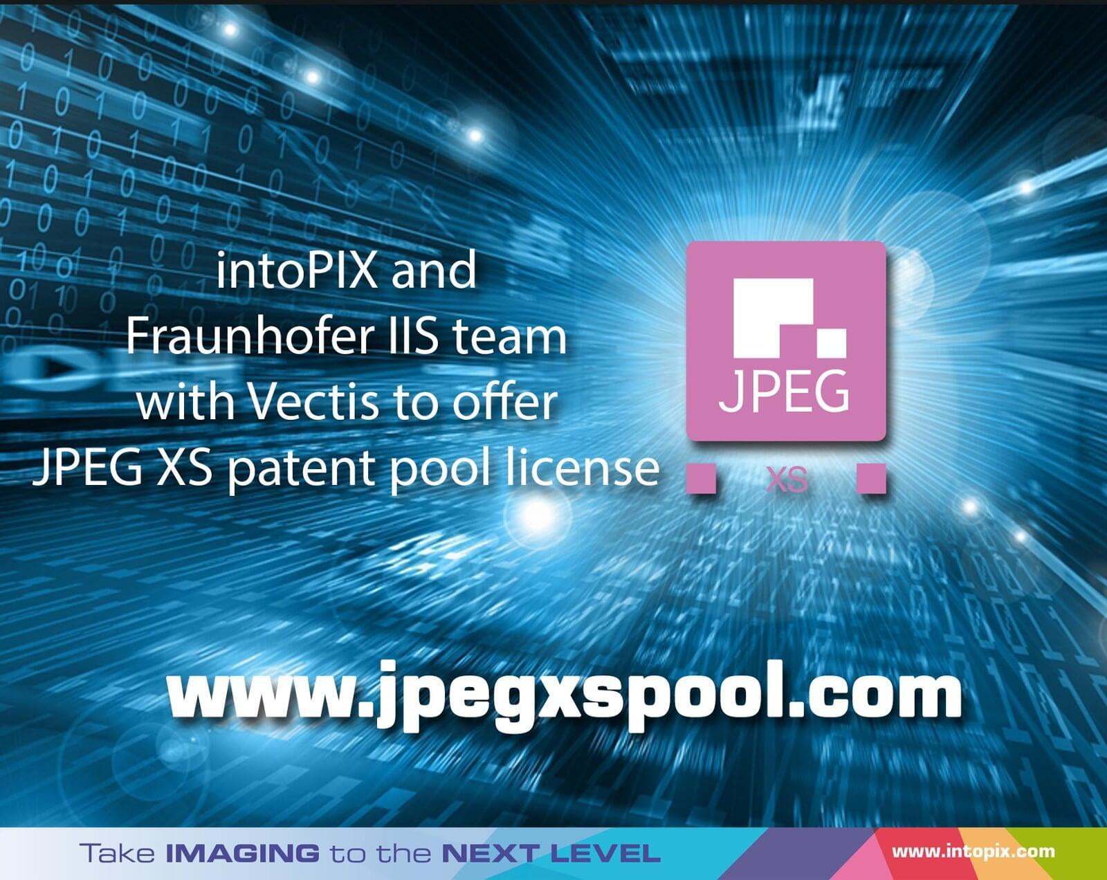 intoPIX 및 Fraunhofer IIS 팀, Vectis와 함께, JPEG XS 특허 풀 라이선스 제공